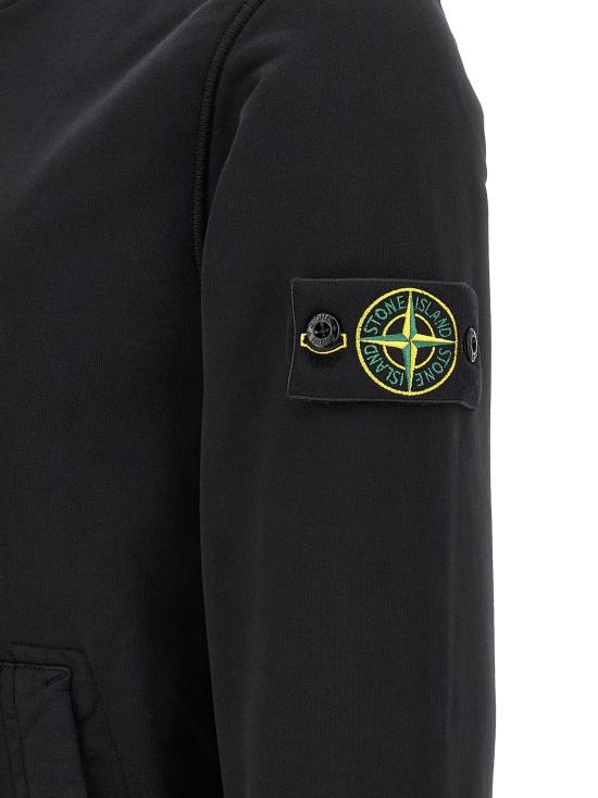 26FW 스톤 아일랜드 후드 티셔츠 L2S15 6100062 S0051 V0029 BLACK DOM - STONE ISLAND