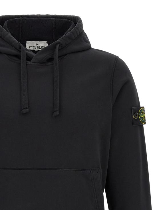 26FW 스톤 아일랜드 후드 티셔츠 L2S15 6100062 S0051 V0029 BLACK DOM - STONE ISLAND