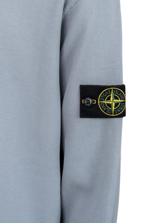 26FW 스톤 아일랜드 오가닉 코튼 인터락 맨투맨 L2S15 6100017 S0472 V0049 ASH GREY DOM - STONE ISLAND