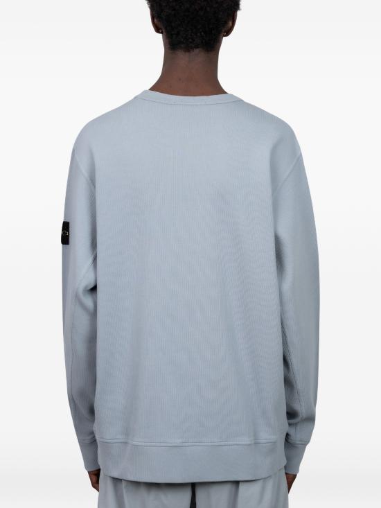 26FW 스톤 아일랜드 오가닉 코튼 인터락 맨투맨 L2S15 6100017 S0472 V0049 ASH GREY DOM - STONE ISLAND