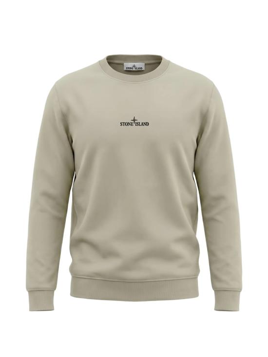 26FW 스톤 아일랜드 오가닉 코튼 로고 프린트 스웨트셔츠 L2S15 6100039 S0477 V0095 MILITARY GREEN DOM