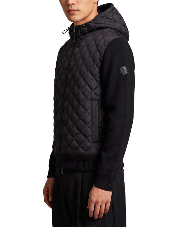 26FW 몽클레어 후드 티셔츠 L20919B00026 BLACK - MONCLER
