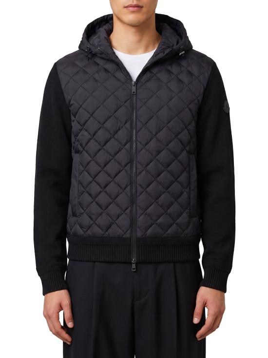 26FW 몽클레어 후드 티셔츠 L20919B00026 BLACK