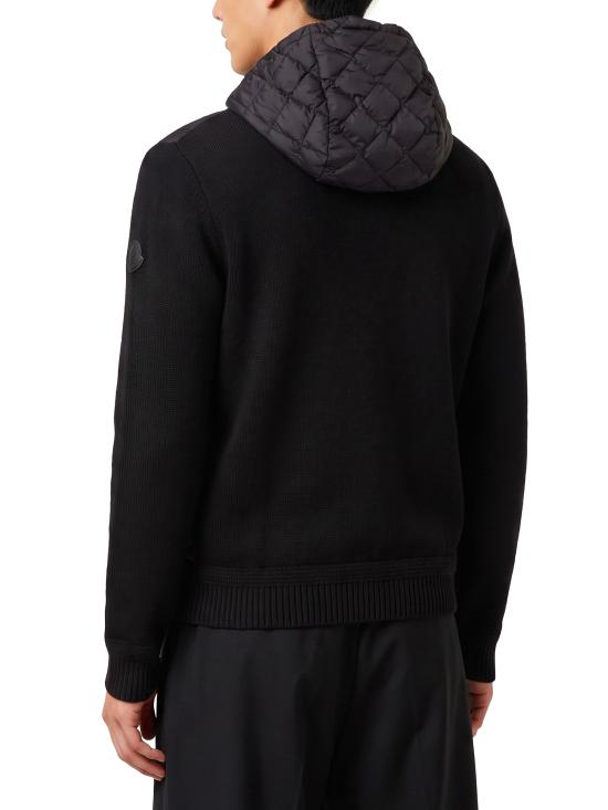 26FW 몽클레어 후드 티셔츠 L20919B00026 BLACK - MONCLER