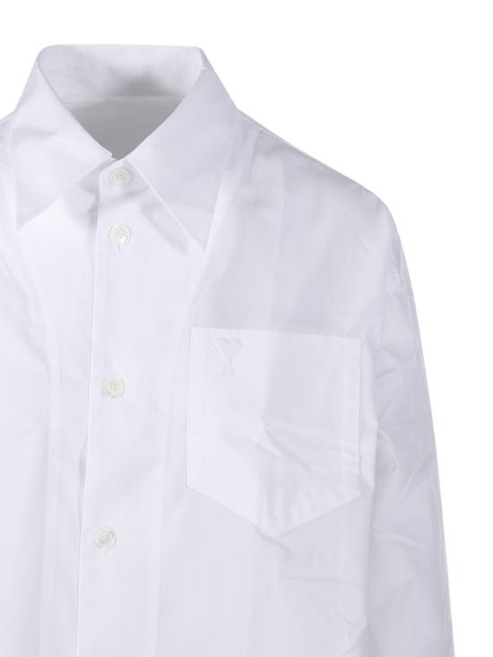 26SS 아미 셔츠 UDR663 CO0063 100 WHITE - AMI