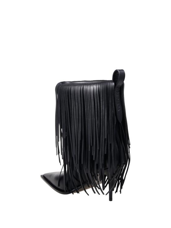26SS 발렌시아가 애비뉴 프린지 부티 855350 WBDO0 1000 BLACK - BALENCIAGA