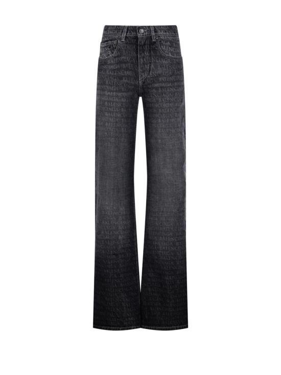 26SS 발렌시아가 와이드 레그 데님 팬츠 852328 TTWA5 1037 BLACK FADE OUT