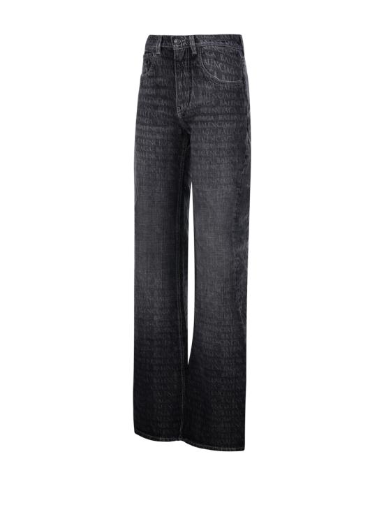 26SS 발렌시아가 와이드 레그 데님 팬츠 852328 TTWA5 1037 BLACK FADE OUT - BALENCIAGA