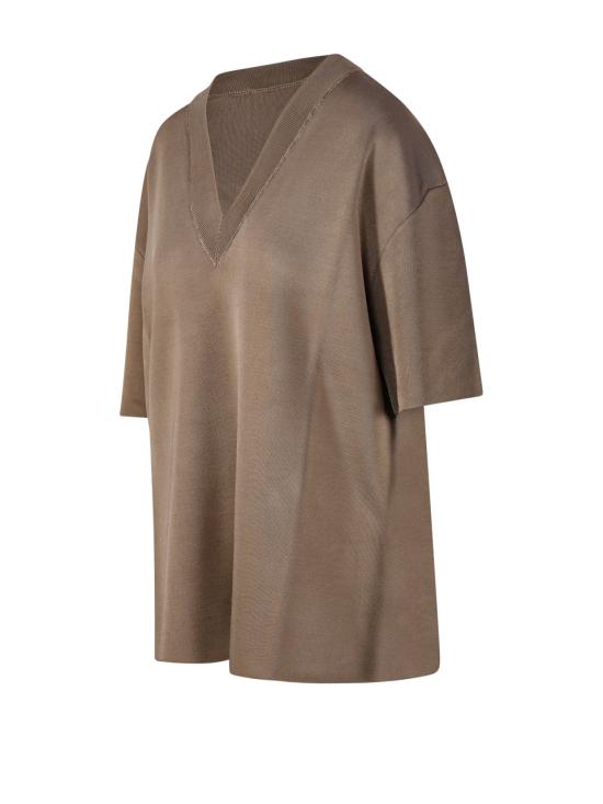 26SS 아미 스웨터 FKS861 KN0158 A036 BEIGE TAUPE - AMI