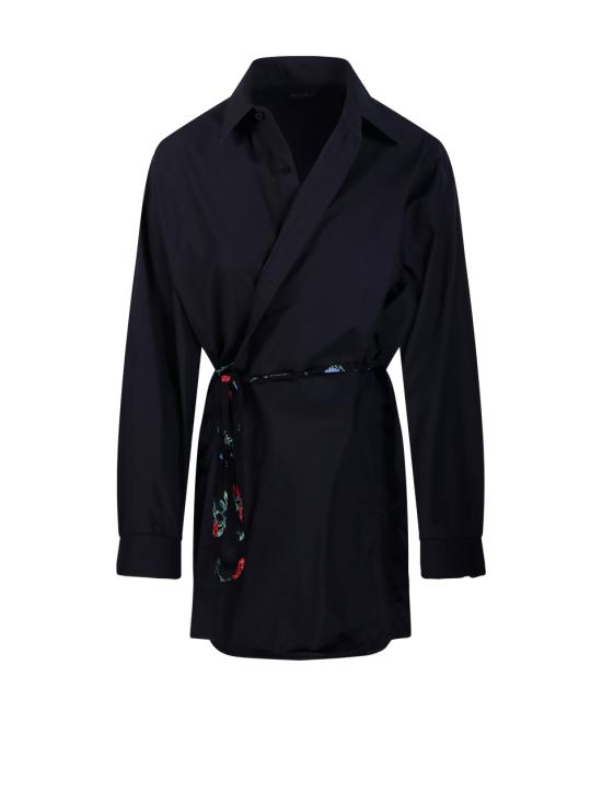 26SS 발렌시아가 숏 원피스 857337 TTM12 1055 WASHED BLACK