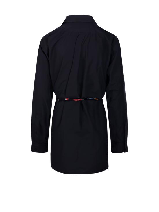 26SS 발렌시아가 숏 원피스 857337 TTM12 1055 WASHED BLACK - BALENCIAGA