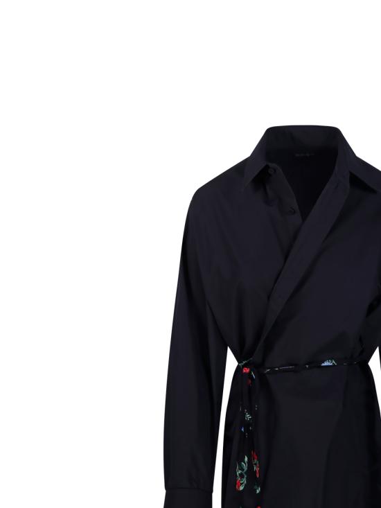 26SS 발렌시아가 숏 원피스 857337 TTM12 1055 WASHED BLACK - BALENCIAGA