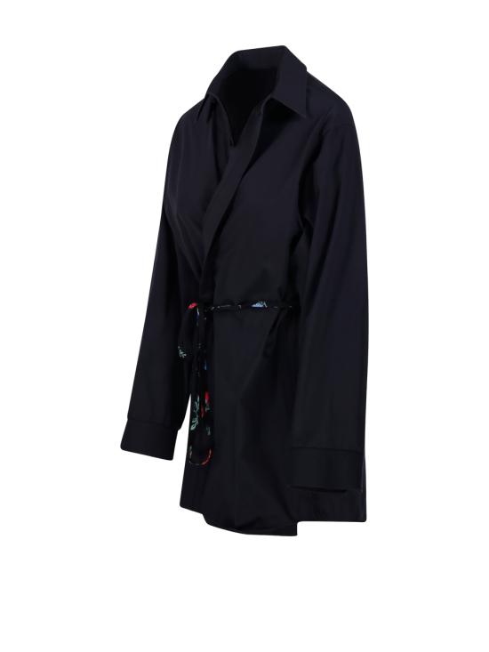 26SS 발렌시아가 숏 원피스 857337 TTM12 1055 WASHED BLACK - BALENCIAGA