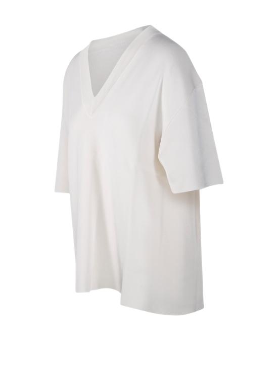 26SS 아미 스웨터 FKS861 KN0158 136 WHITE CREAM - AMI