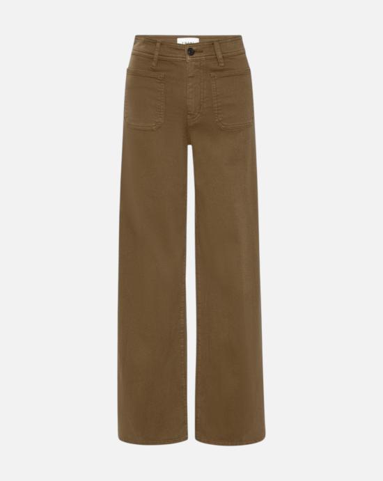  프레임 스트레이트 팬츠 LSPAP236 LDGR Brown