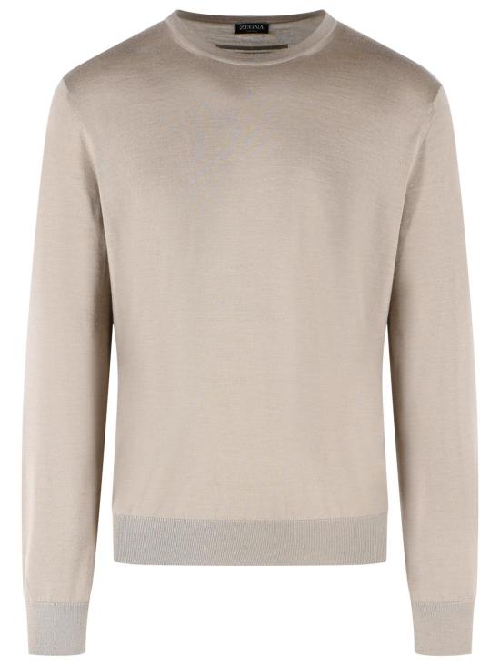 26FW 에르메네질도제냐 스웨터 E8J00 110262 Beige