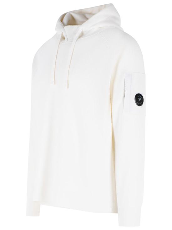 26FW 씨피 컴퍼니 후드 티셔츠 21CMKN098A 110149A103 White - C.P. COMPANY