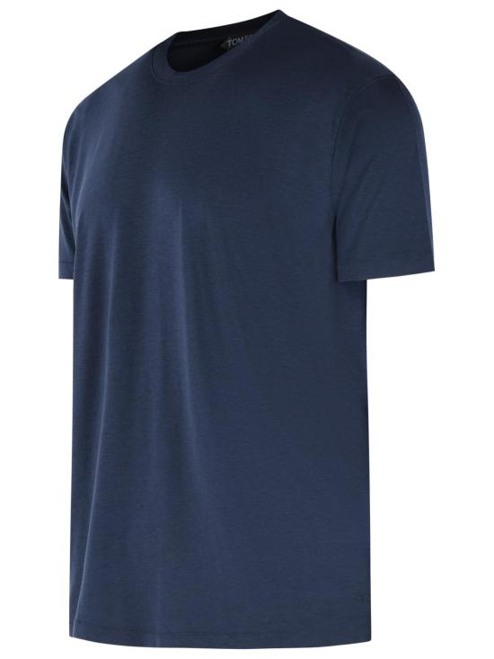 26FW 톰포드 반팔 티셔츠 JCS004 JMT012UDB Blue - TOMFORD