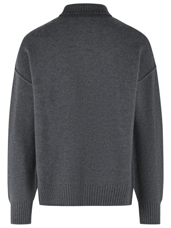 26FW 아미 ADC 터틀넥 스웨터 UKS839 018084 Grey - AMI