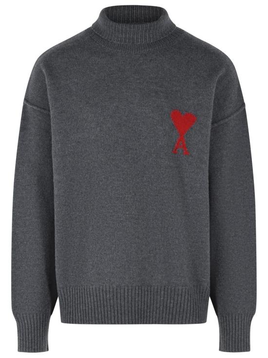 26FW 아미 ADC 터틀넥 스웨터 UKS839 018084 Grey