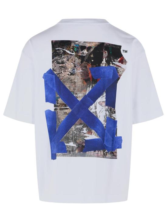 26FW 오프화이트 반팔 티셔츠 44MAA120F26J018100 White - OFF WHITE