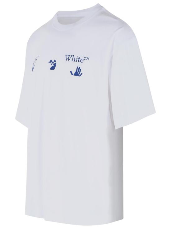26FW 오프화이트 반팔 티셔츠 44MAA120F26J018100 White - OFF WHITE