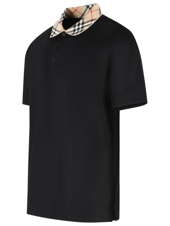 26FW 버버리 폴로 티셔츠 8126965A1189 Black - BURBERRY