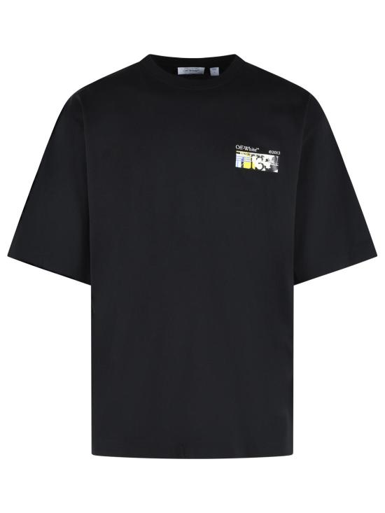 26FW 오프화이트 폴로 티셔츠 44MAA120F26J00Z001 Black