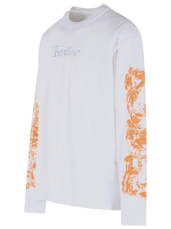 26FW 오프화이트 긴팔 티셔츠 44MAB09CF26J006100 White - OFF WHITE