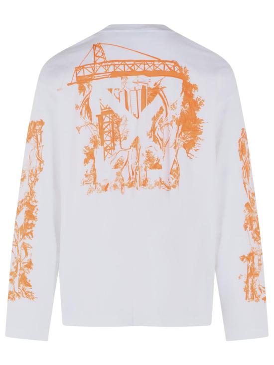 26FW 오프화이트 긴팔 티셔츠 44MAB09CF26J006100 White - OFF WHITE