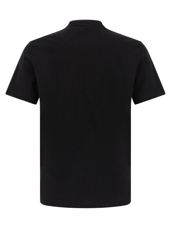26FW 베르사체 반팔 티셔츠 메두사 코인 티셔츠 블랙 - VERSACE