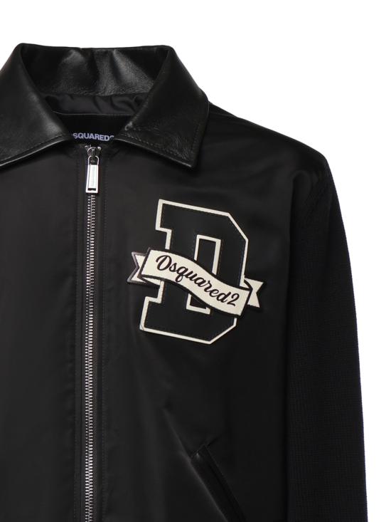 26FW 디스퀘어드2 봄버 자켓 S74HA1643 D13223900 BLACK - DSQUARED2