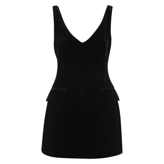 26FW 스포트막스 숏 원피스 2622626022600 BLACK