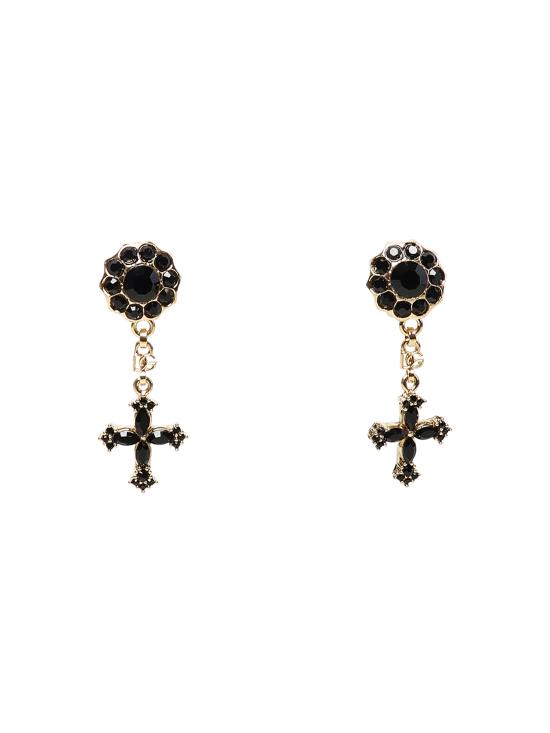 26FW 돌체앤가바나 이어링 WEQ4S2 W1111N0011 BLACK GOLD - DOLCE & GABBANA