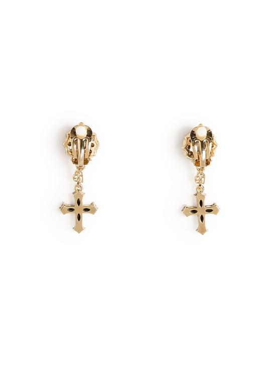 26FW 돌체앤가바나 이어링 WEQ4S2 W1111N0011 BLACK GOLD - DOLCE & GABBANA
