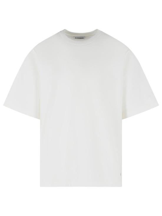26FW 질샌더 반팔 티셔츠 J22GC0277 J20347102 White