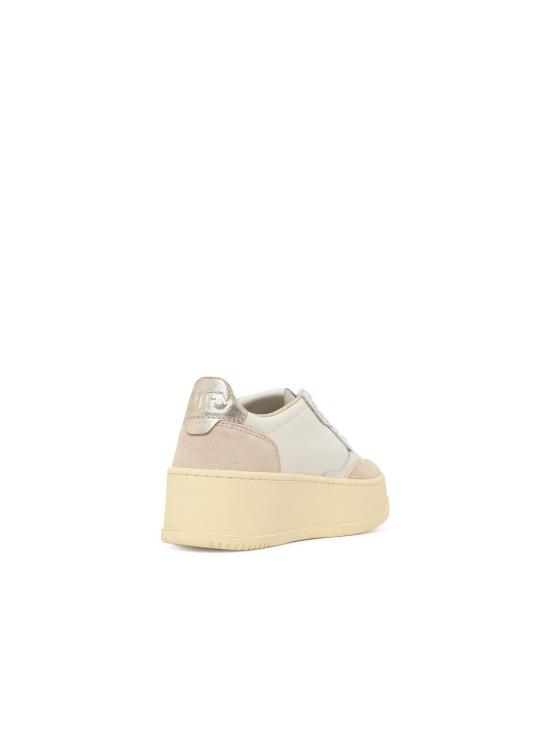 26FW 오트리 메달리스트 플랫폼 스니커즈 PTLWLS01 White - AUTRY