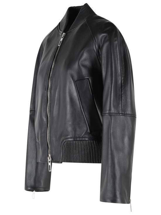 26FW 스포트막스 가죽 자켓 2622446011002 Black - SPORTMAX