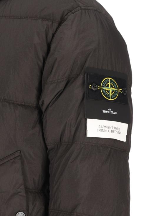 26FW 스톤 아일랜드 크링클 렙스 NY 패딩 재킷 L2S15 4100037 S0A23 V0062 LEAD GRAY DOM - STONE ISLAND