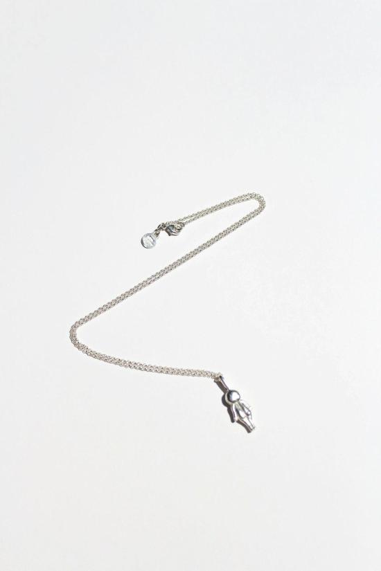  RFORM STUDIO 목걸이/팬던트 Rform Studio 큐피 참 장식이 달린 18인치 체인 목걸이 (은색) - OTHER BRANDS