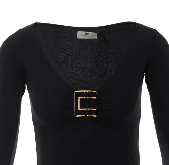26FW 엘리자베타프랜치 스웨터 MD00567E2 110 BLACK - ELISABETTA FRANCHI