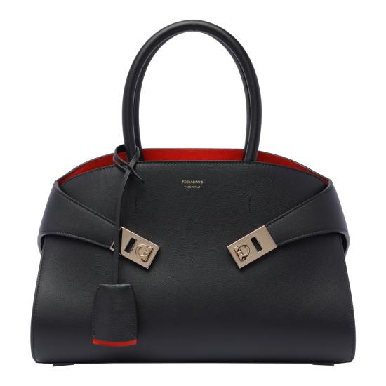 26FW 살바토레 페라가모 토트백 767814 215608NERO RED BLACK