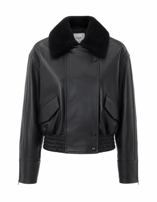 26FW 아이비앤오크 가죽 자켓 IO30600079 BK999 Black