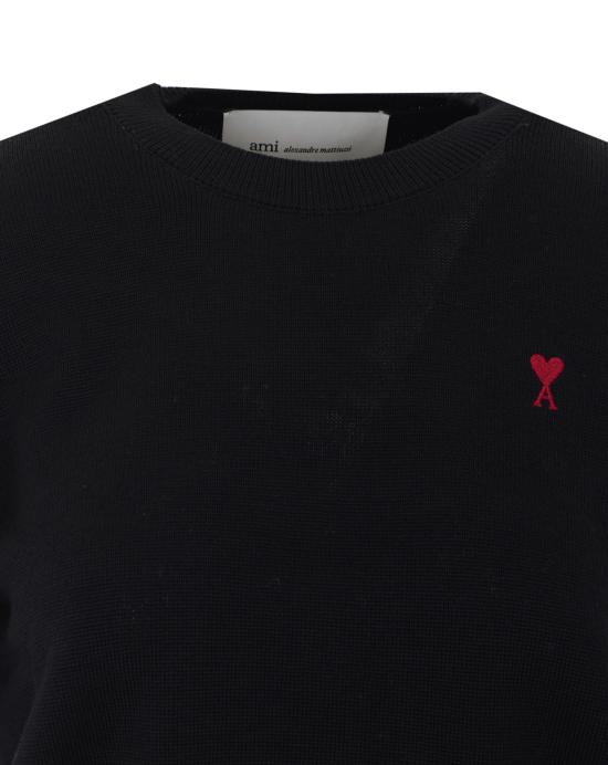 26FW 아미 알렉산드르 마티우시 스웨터 FKS826 001009 BLACK - AMI ALEXANDRE MATIUSSI