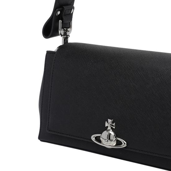 26FW 비비안웨스트우드 오르브 엠보싱 카프스킨 토트백 4602000WW S0021N401 BLACK - VIVIENNE WESTWOOD