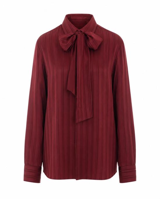 26FW 생로랑 블라우스 838125 Y142U5504 Red