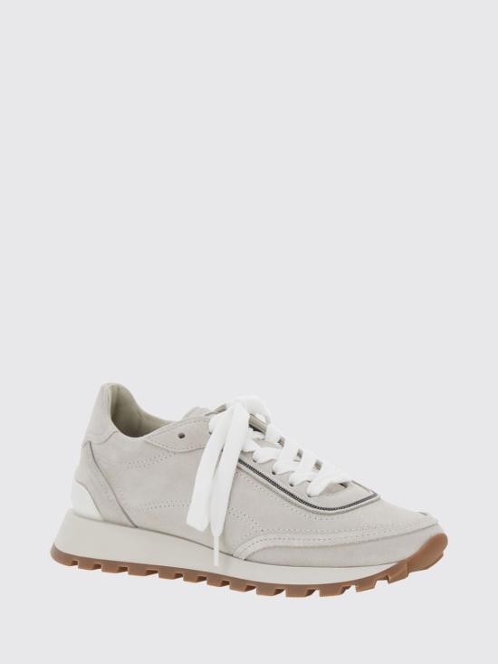 26FW 브루넬로 쿠치넬리 스니커즈 MZSFG3318P C9593 Grey - BRUNELLO CUCINELLI