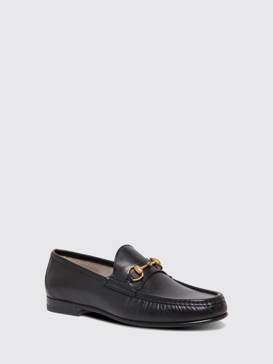 26FW 구찌 1953 홀스빗 레더 로퍼 307929BLM00 1000 Black - GUCCI