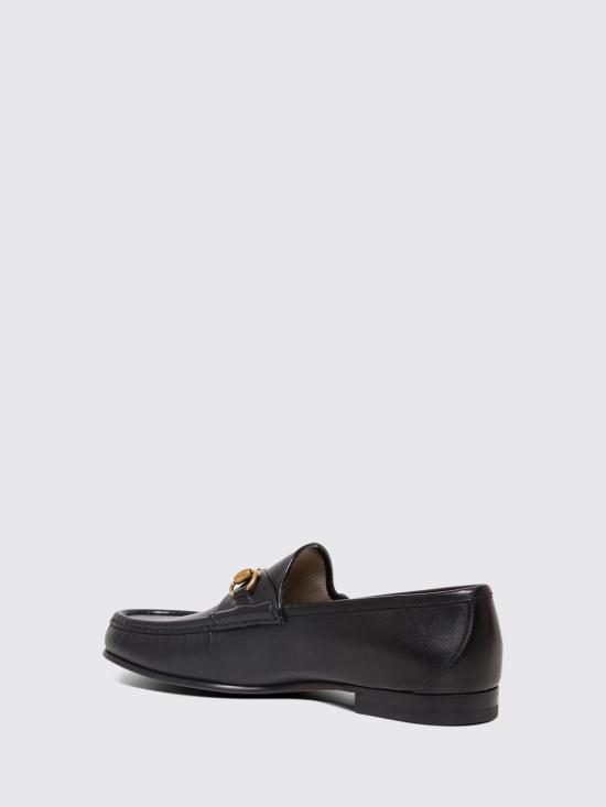 26FW 구찌 1953 홀스빗 레더 로퍼 307929BLM00 1000 Black - GUCCI
