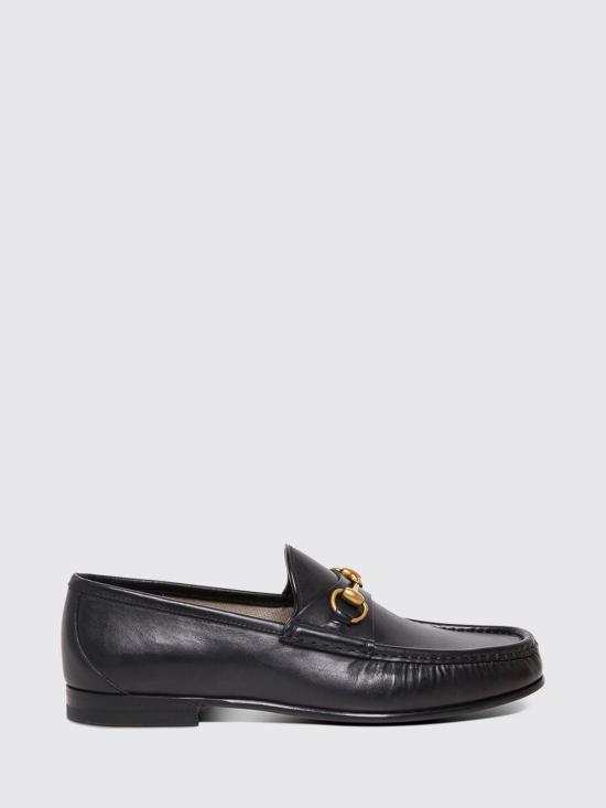 26FW 구찌 1953 홀스빗 레더 로퍼 307929BLM00 1000 Black